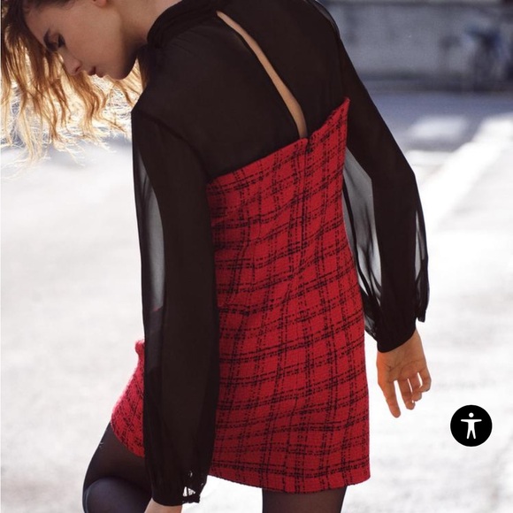 Structured Zara Mini Dress - NWOT - Picture 7 of 8